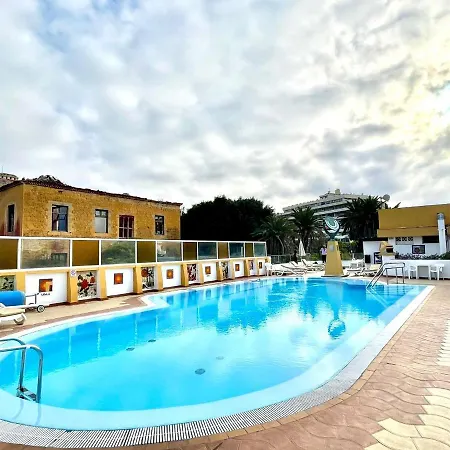 Estudio Cs Con Wifi Gratuito Y Piscina Comuna Con Vista En Puerto De La Cruz