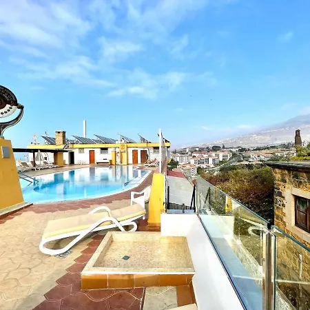 Apartamento Estudio Cs Con Wifi Gratuito Y Piscina Comuna Con Vista En Puerto De La Cruz *